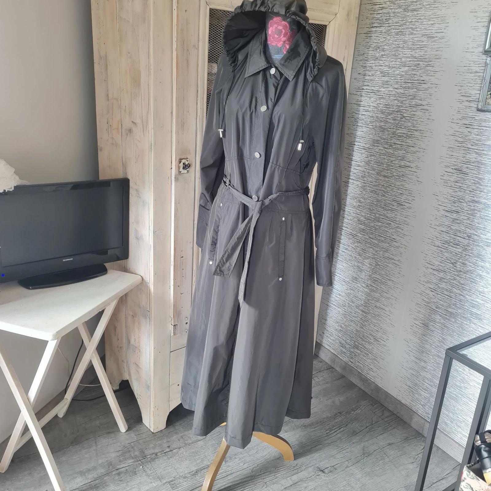 Impermeable pour partir gris 